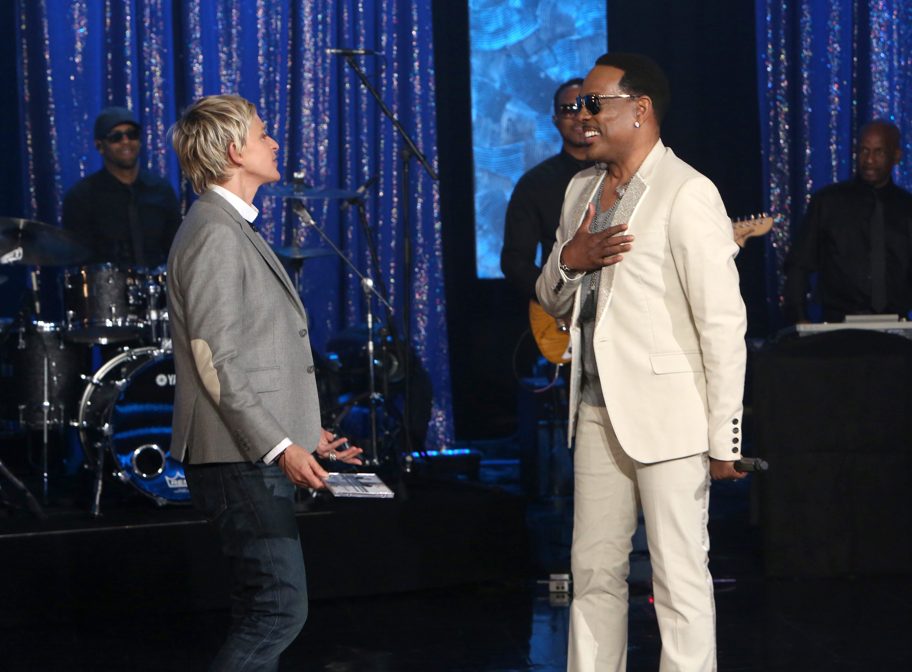 Charlie Wilson performs on The Ellen DeGeneres Show on April 1, 2015